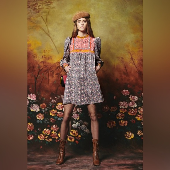 Celia B Buckeye Tree Dress Size S - Picture 2 of 13